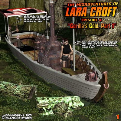 The Misadventures of Lara Croft - Episode 4: Gorilla's Gold, Part 1 - Hentai Gallery