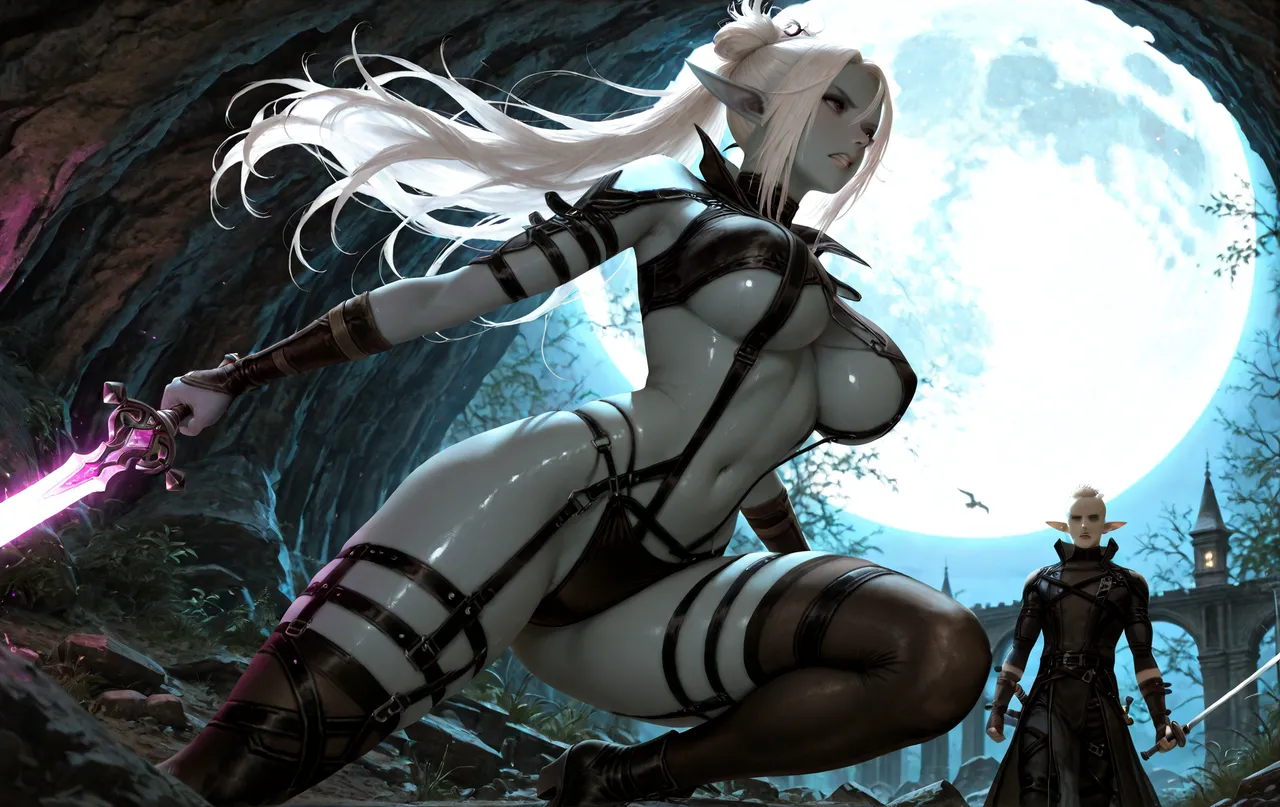 Lineage 2 Dark Elf - Hentai Gallery - Image 1