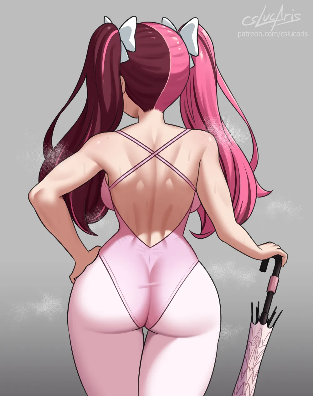(Cslucaris)(Exclusive)Neo Back Muscles and Front View - Hentai Gallery - Image 1