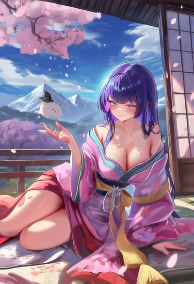 (HenryBoya) Blossoms Falling, Where the Top's Brawling - Cherry-Blossomed Gaze - Hentai Gallery