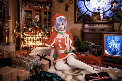 Yuki - Cuộc sống ở thế giới khác bắt đầu từ con số 0: Rem trong trang phục Giáng sinh - Thư Viện Hentai