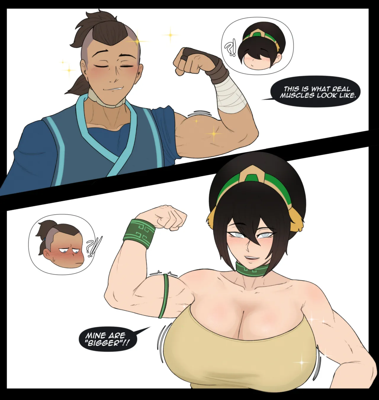 Tohp X Sokka - big ass big breasts big penis blowjob cheating deepthroat ha... - Hentai Gallery - Image 1