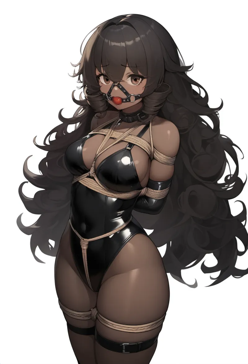 فتيات سوداوات في أزياء عبودية - معرض هنتاي - Image 1