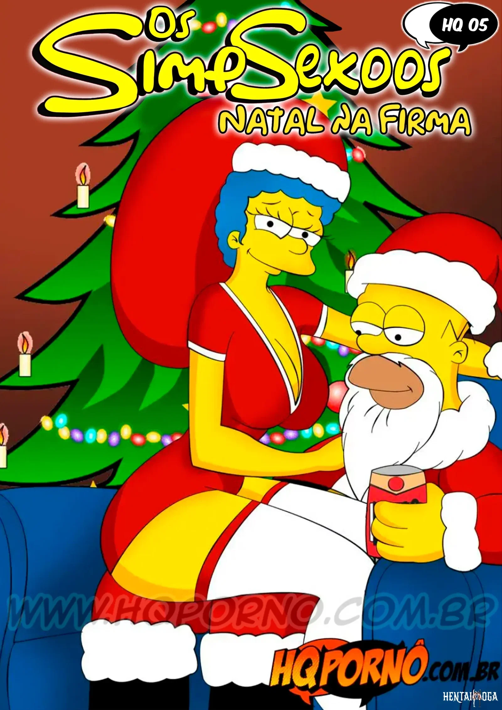 Natal na Firma, Os SimpSEXOOS - Cartoon Porno Comics Porno Doujinshi Hentai Brasil HQ Adulto... - Galeria Hentai - Image 1