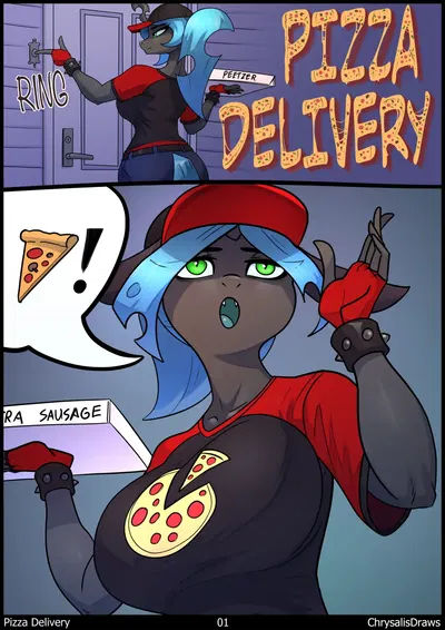 Entrega de pizza - Galería Hentai