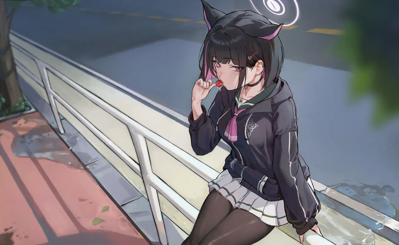 Kazusa & ojisan - bbm catgirl condom kemonomimi pantyhose prostitution color - Hentai Gallery - Image 1