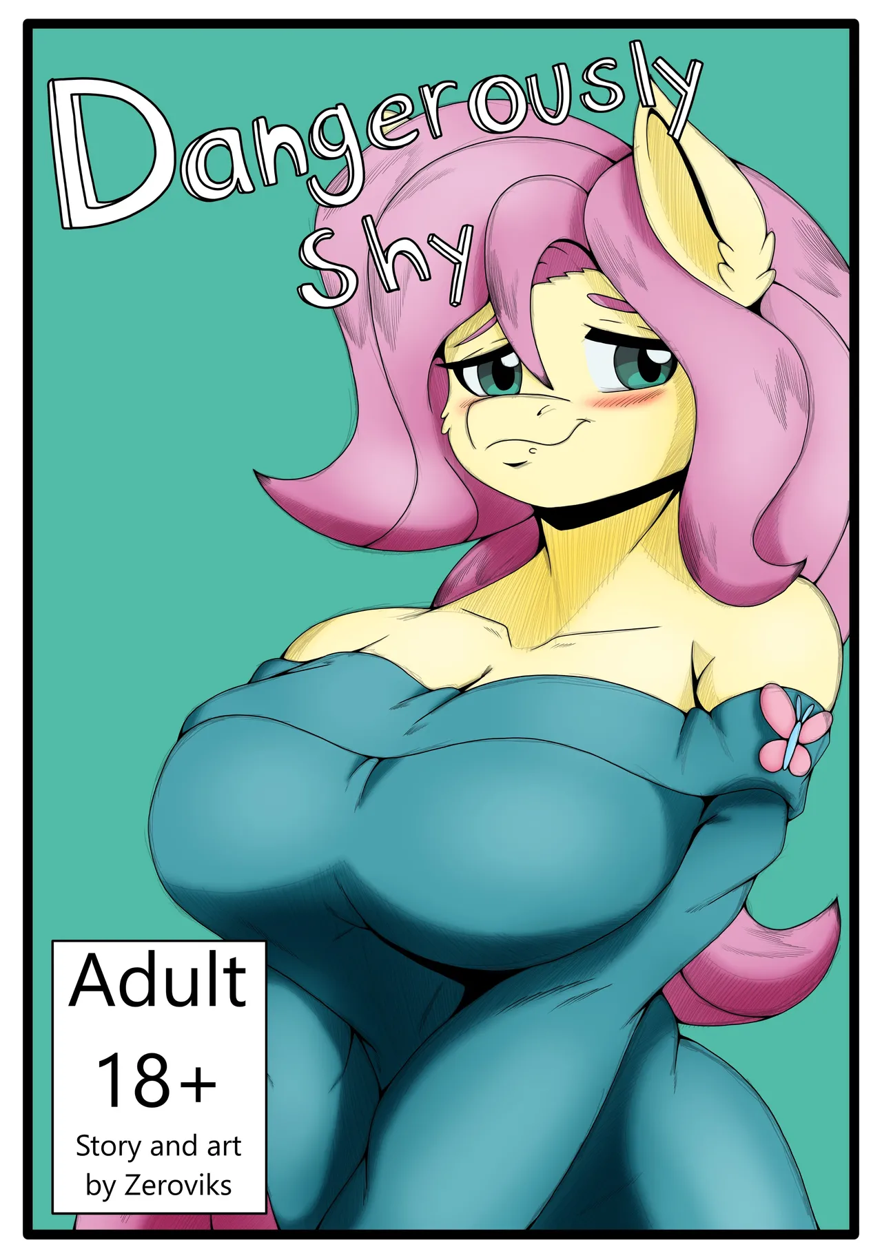 Dangerously Shy - big breasts furry horse girl human on furry color - Hentai Gallery - Image 1