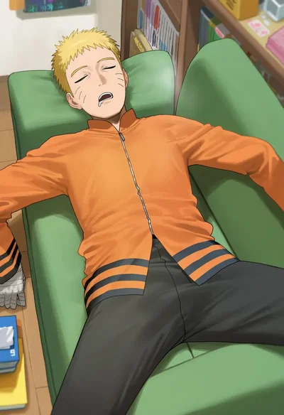 (Mikayori) Boruto x Hinata, Family Bonding (Cow bikini) - Hentai Gallery