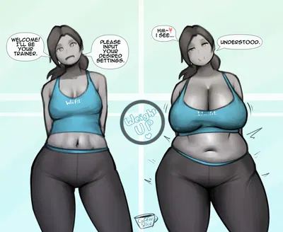 (CoffeeSlice) Уровень «Тяжёлый» (Wii Fit) - Хентай галерея