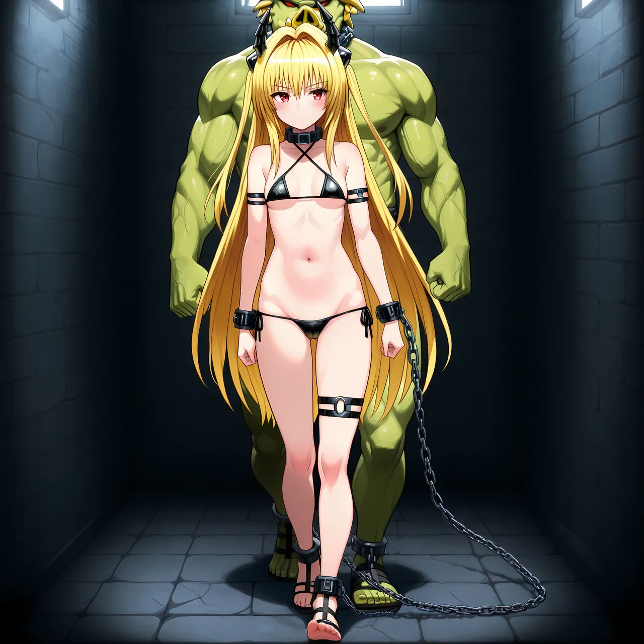(白い物質) Yami - Jabba Slave (To Love Ru) - Hentai Gallery - Image 1