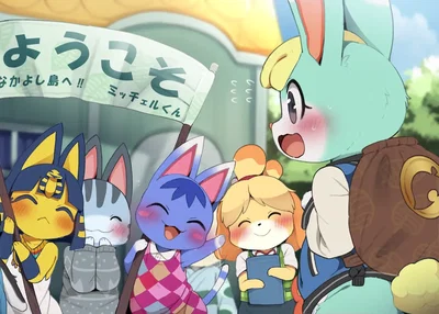 (DAGASI) ساشا التي انتقلت إلى هنا هي الساكنة الوحيدة في الجزيرة (Animal Crossing) - معرض هنتاي
