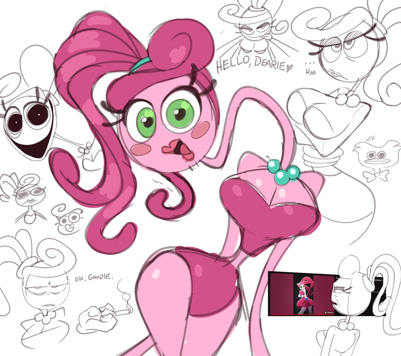 (Monamania) Mamãe Pernas Longas (Poppy Playtime) - Galeria Hentai - Image 1