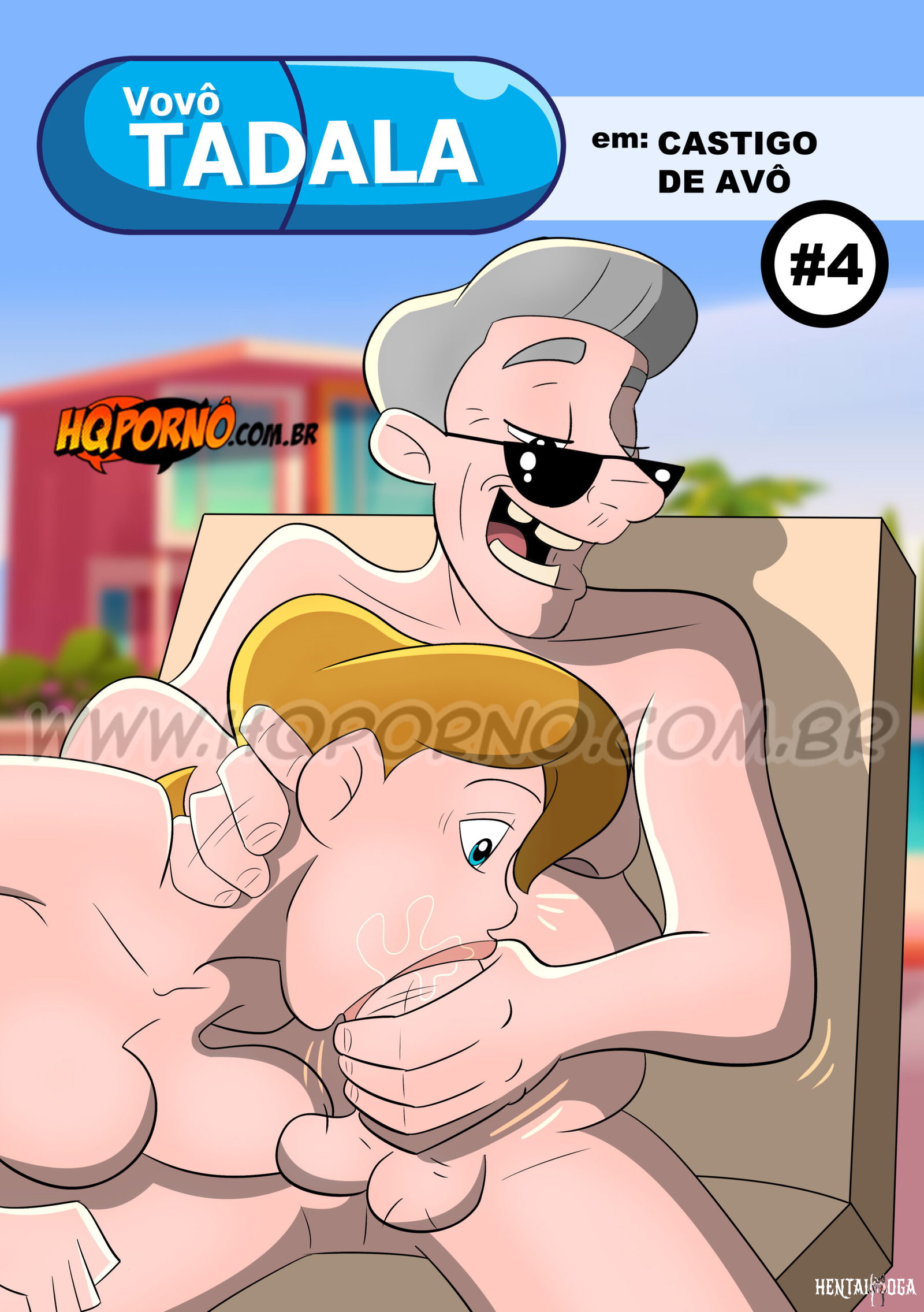 Castigo de avô, Vovô Tadala - Cartoon Porno Comics Porno Doujinshi Hentai Brasil HQ Adulto... - Galeria Hentai - Image 1