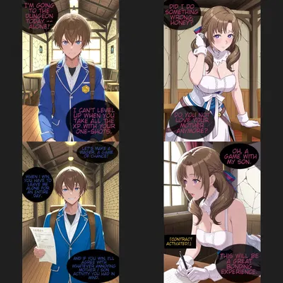 Mamako assina contrato - Galeria Hentai