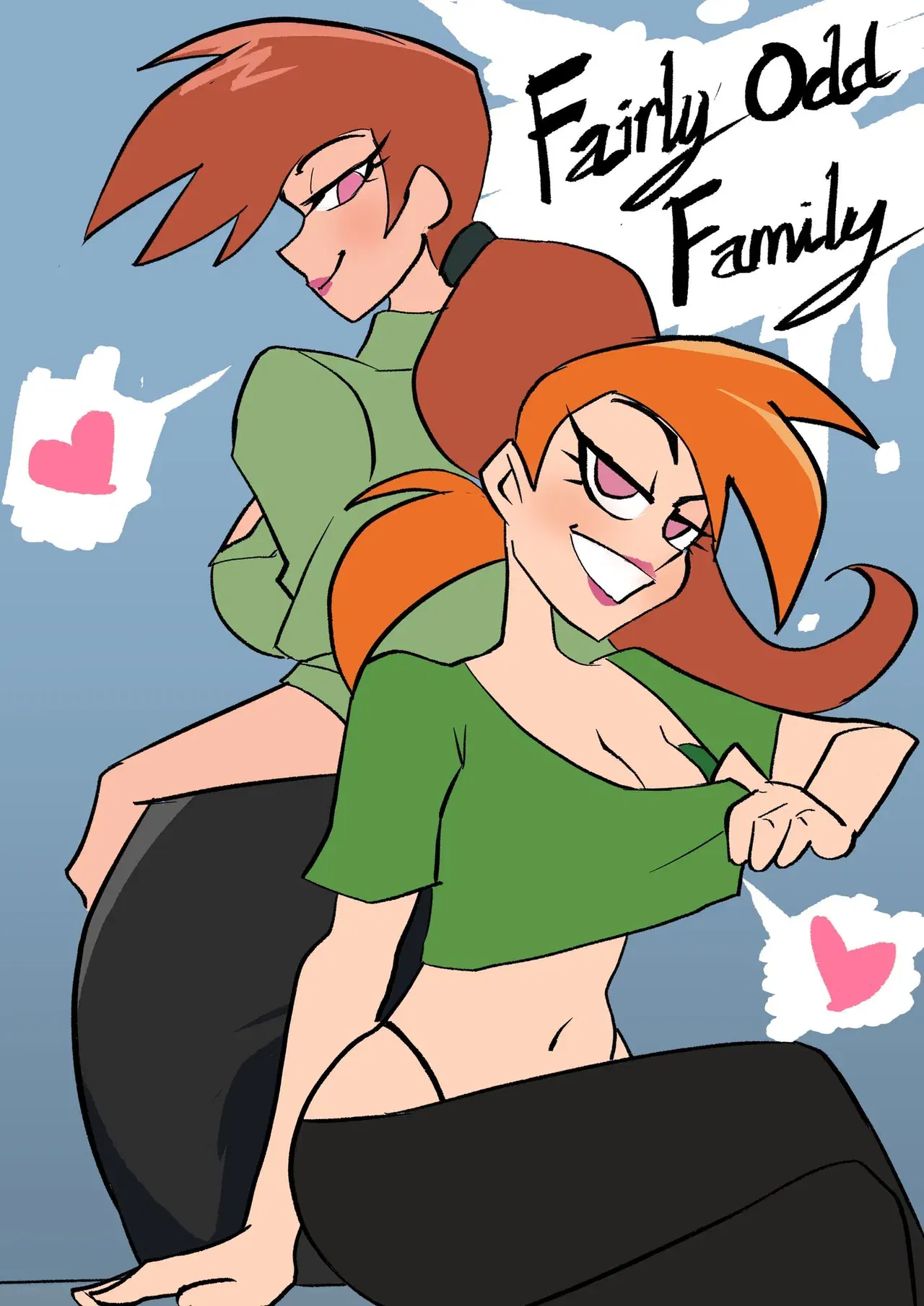 La familia Fairly Odd - bondage masturbation milf voyeurism color - Galería Hentai - Image 1