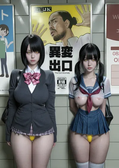 (pulpslob (Kokusan JK) (Velzhe) ) Ihen Deguch - The Exit Anomaly (The Exit 8) (English) - Hentai Gallery