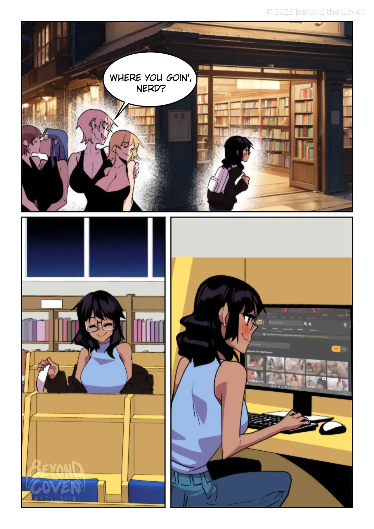 Silencio en la biblioteca