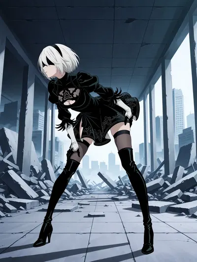 (Kurohime) 2B - Galeri Hentai