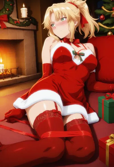 (Max) Mordred 8 - Christmas - Hentai Gallery