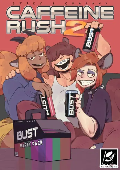 Caffeine Rush 2, Dois Amigos Excitados Transando Sem Parar - Galeria Hentai
