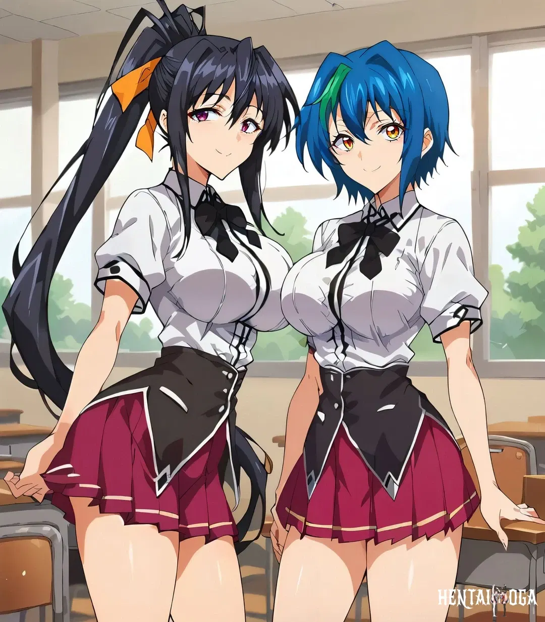 Akeno & Xenovia 明野姫島 & ゼノヴィア