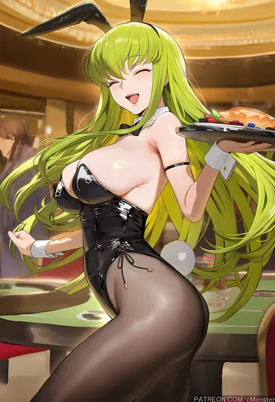 (Patreon) (cMonster) C.C. Bunny x BBC - Hentai Gallery