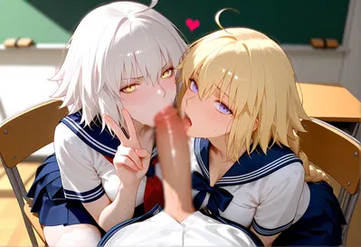 Jeanne x Jalter (R18) - Hentai Gallery