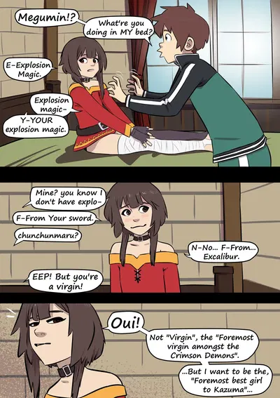 EXPLOTA EN MEGUMIN - Galería Hentai