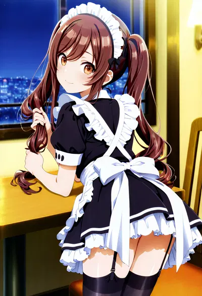 大崎甘奈ちゃん高級メイド喫茶でエッチする - Hentai Gallery