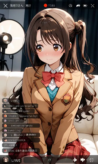 島村卯月ちゃんの強制オナニーライブ配信 - Hentai Gallery