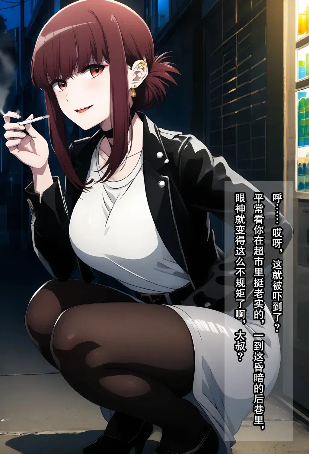 《スーパーの裏に隠れて吸引していた二人組》【】
