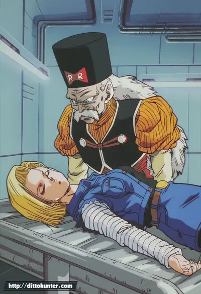 (Ditto Seeker) Android 18 & Dr Gero (Dragon Ball Z) A Secret Encounter in the Lab - Hentai Gallery