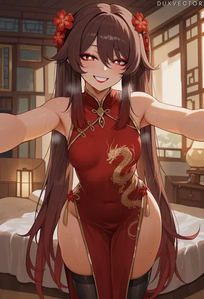 (Duxvector) Hu Tao BBC - Hentai Gallery