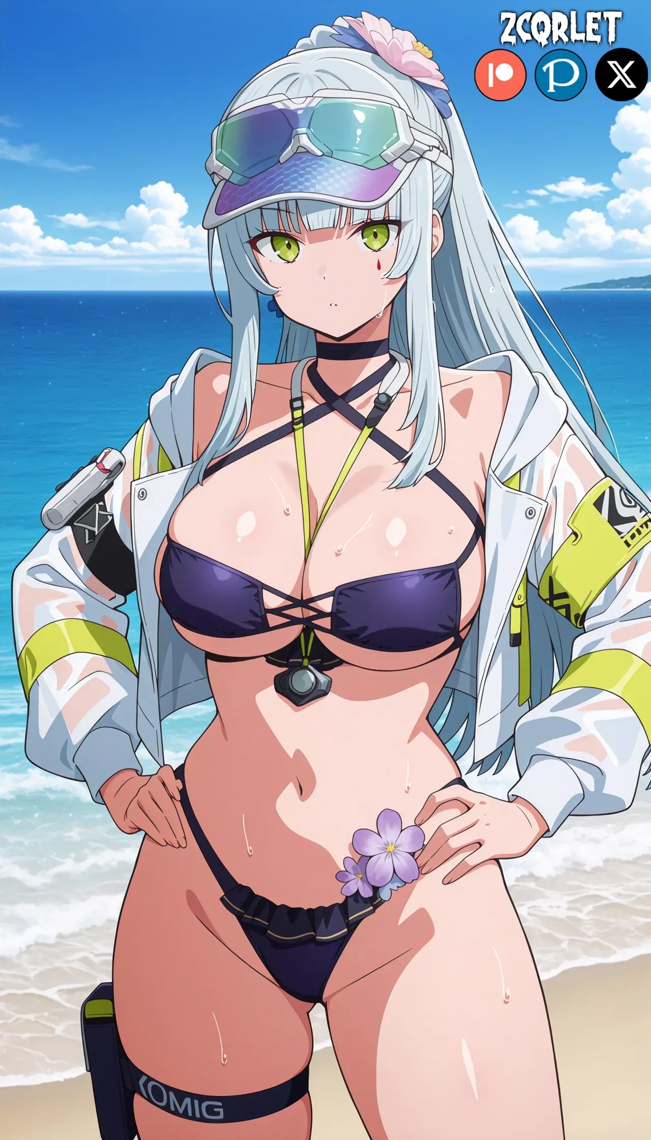 (Zcqrlet) Klukai Bikini (クルカイ) - Girls' Frontline 2 (ドールズフロントライン2：エクシリウム)