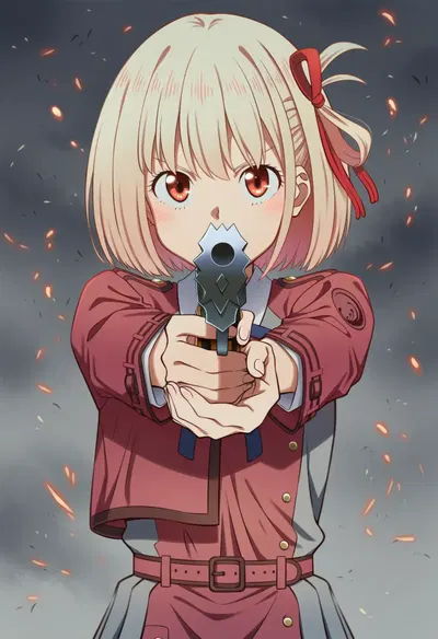 (Правящая партия — оппозиция) Lycoris Recoil: Чисато Нисикиги против Злого старика, часть 2 - Хентай галерея