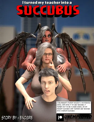 I turned my teacher into a succubus - Hentai Gallery