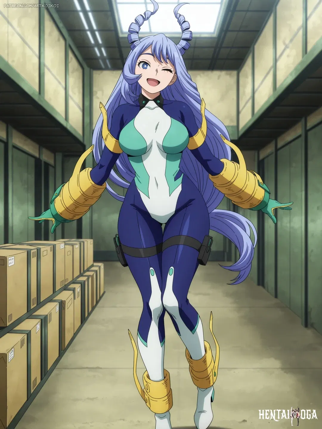 [Permintaan] Nejire Hadou | My Hero Academia (LENGKAP) (2 Animasi)