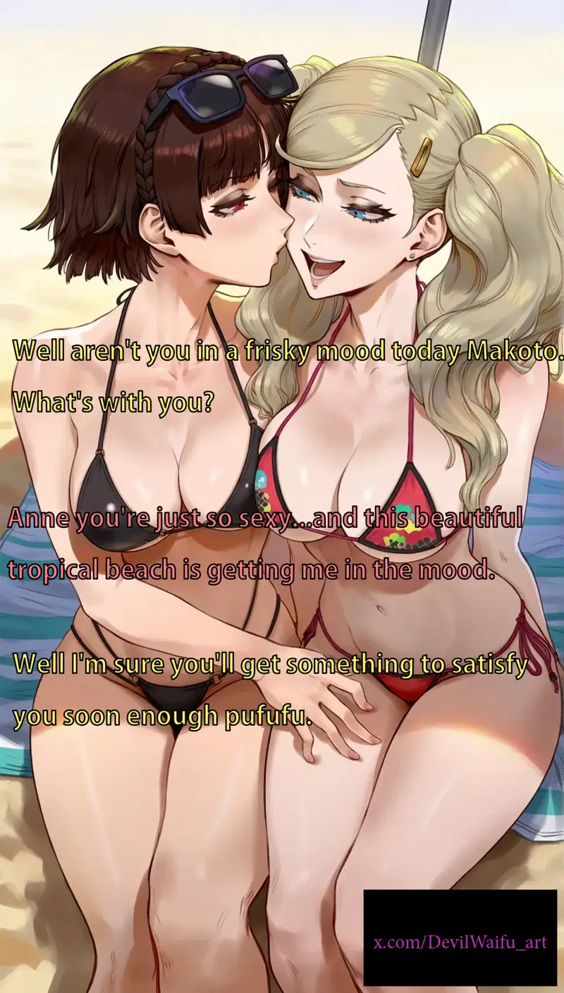 Anne teaches Makoto how to please a BBC...