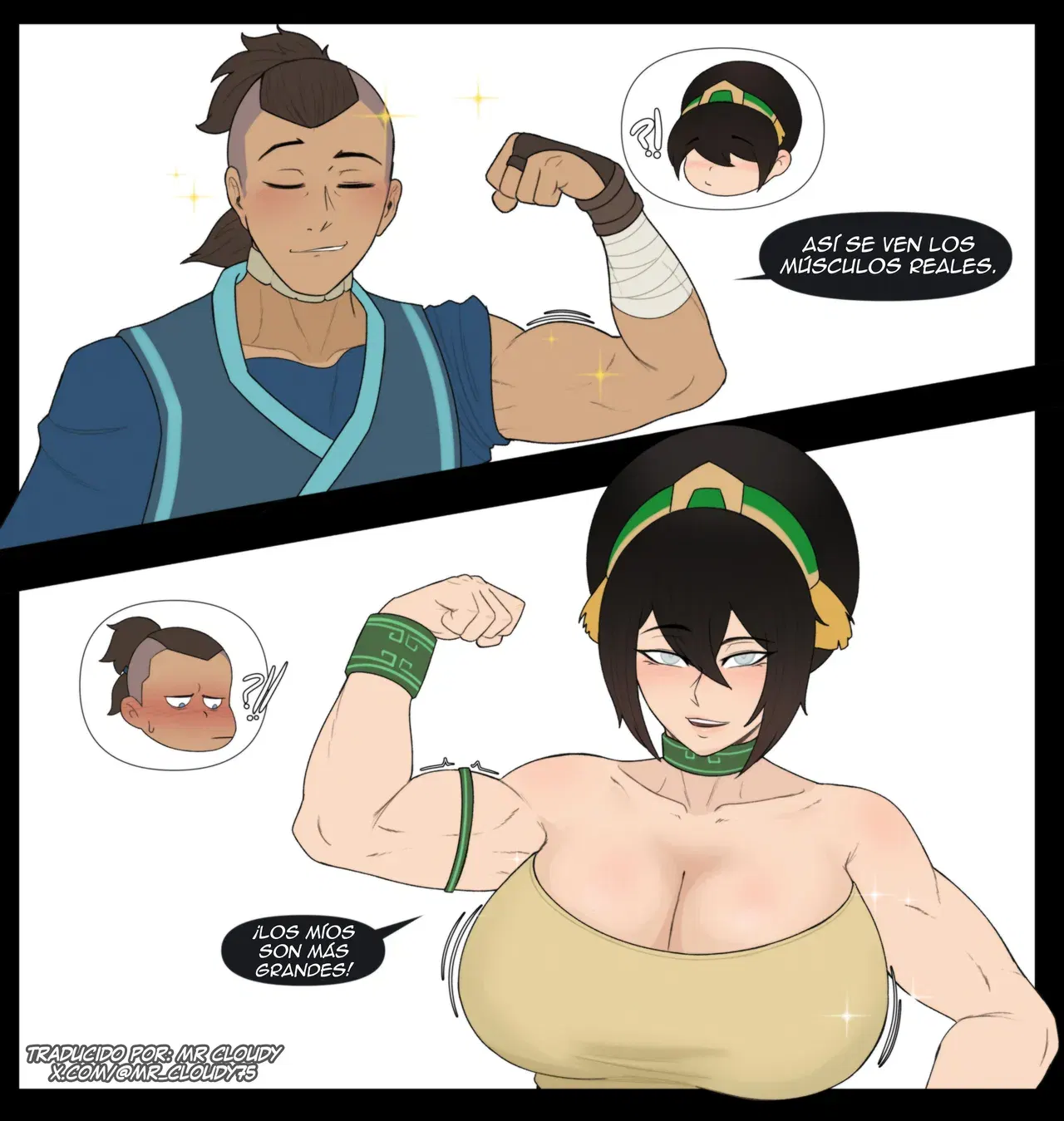 (Escriba) Toph X Sokka (Spanish)
