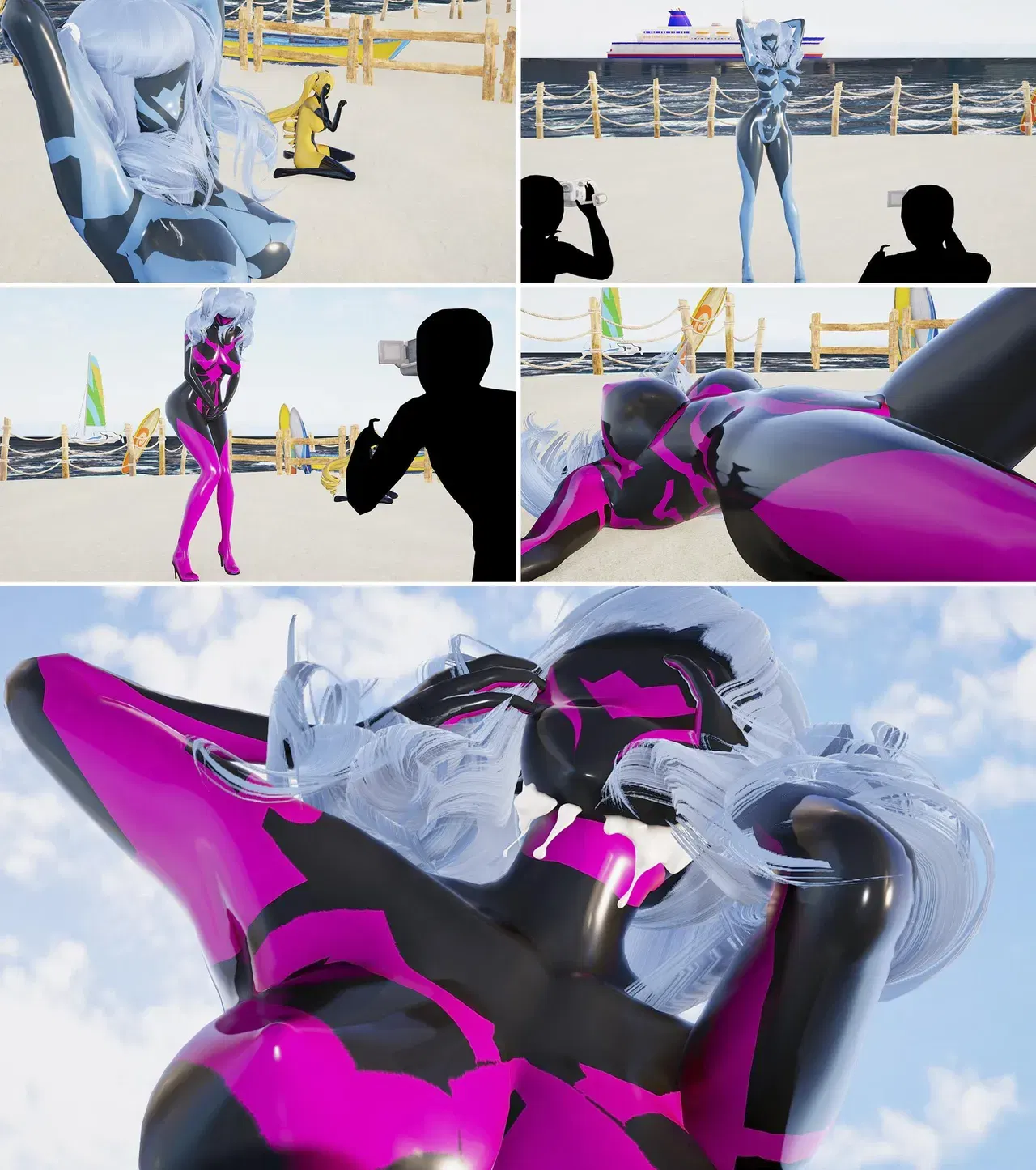 【胧月工坊】恶堕cosplay1-3