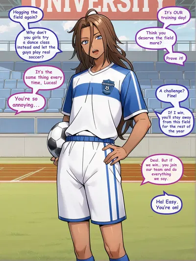 Yuki-Chan1156 - Football Challenge - Hentai Gallery