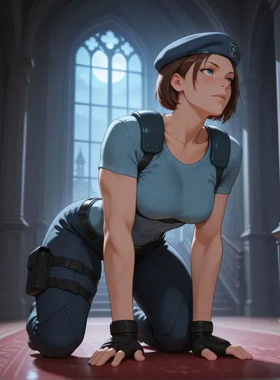 (Phan Desire) Request - Jill Valentine - Resident Evil - 3 Outfits - Hentai Gallery