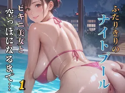 ふたりきりのナイトプール ビキニ美女と空っぽになるまで…1 - Hentai Gallery