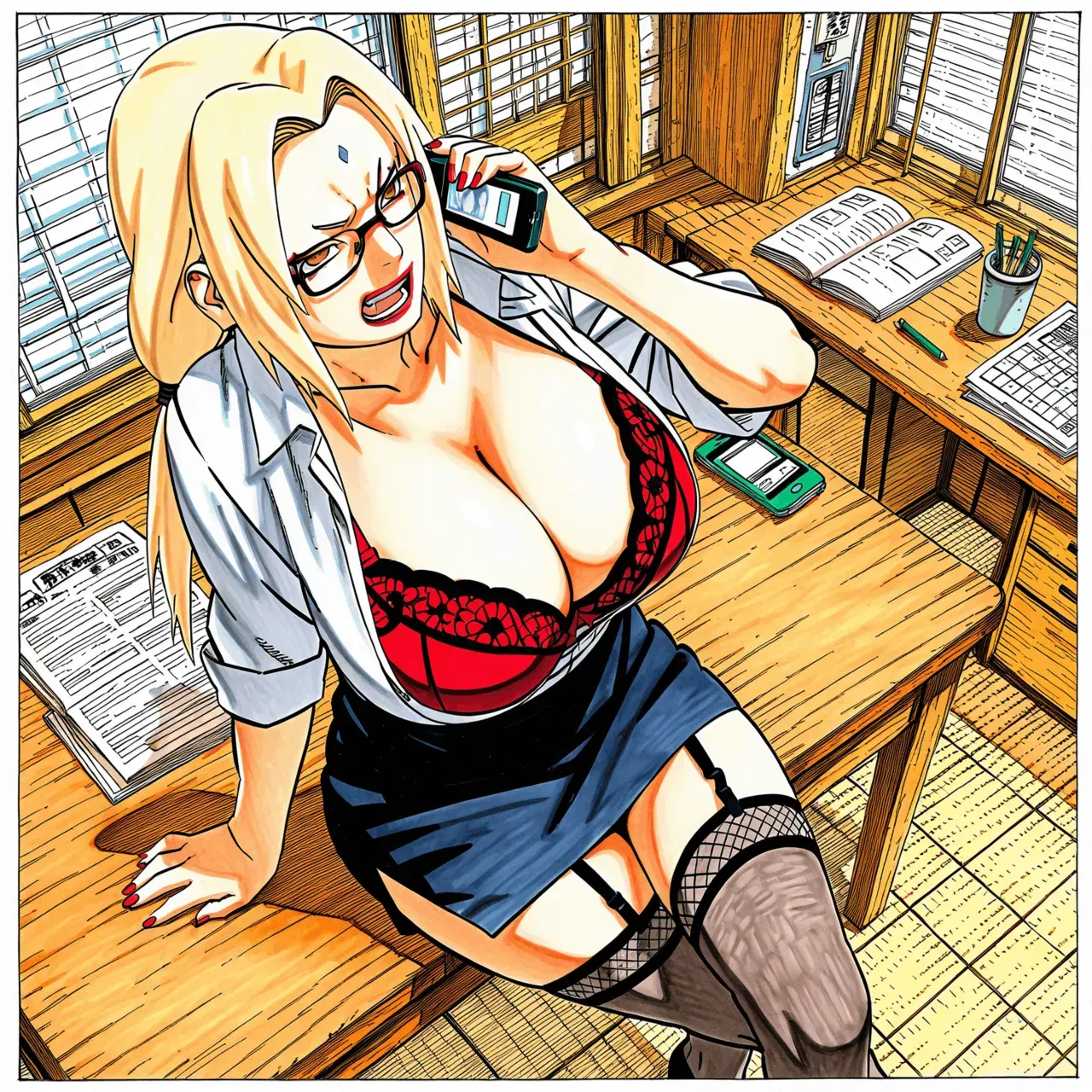 Office Saga - Tsunade (Naruto) (Patreon)