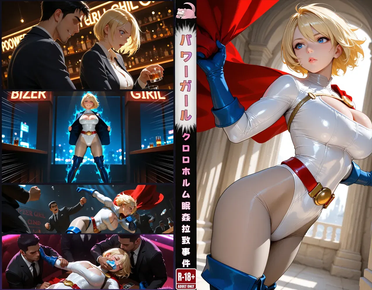 (ヤドラン) パワーガール・クロロホルム眠姦拉致事件 (Full Version) - Hentai Gallery - Image 1