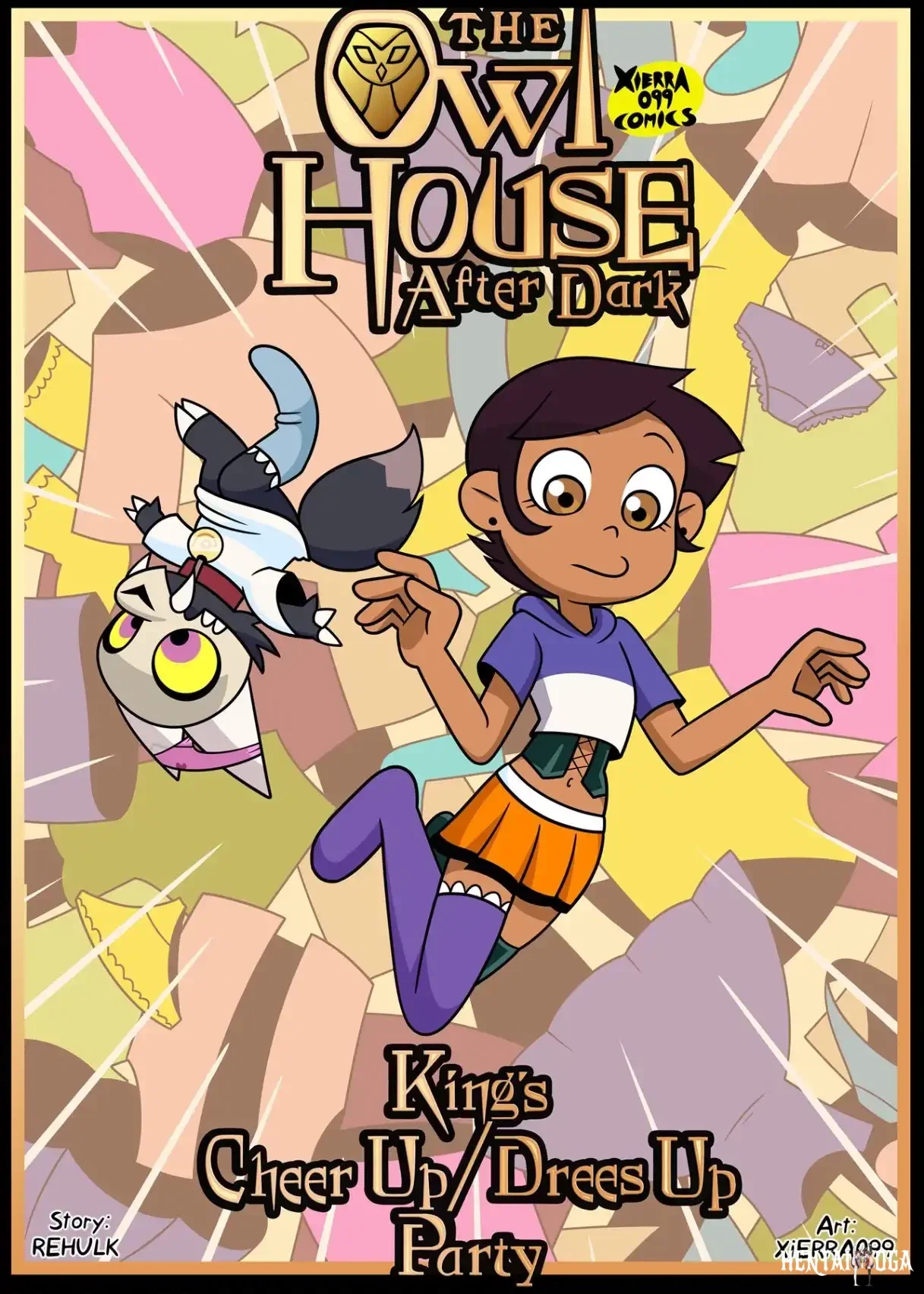 アフターダーク：キングの元気付けドレスアップパーティー – Xierra099 - Cunnilingus  Full Color  Porn Parody  Teen  The Owl House - エロアニメギャラリー - Image 1