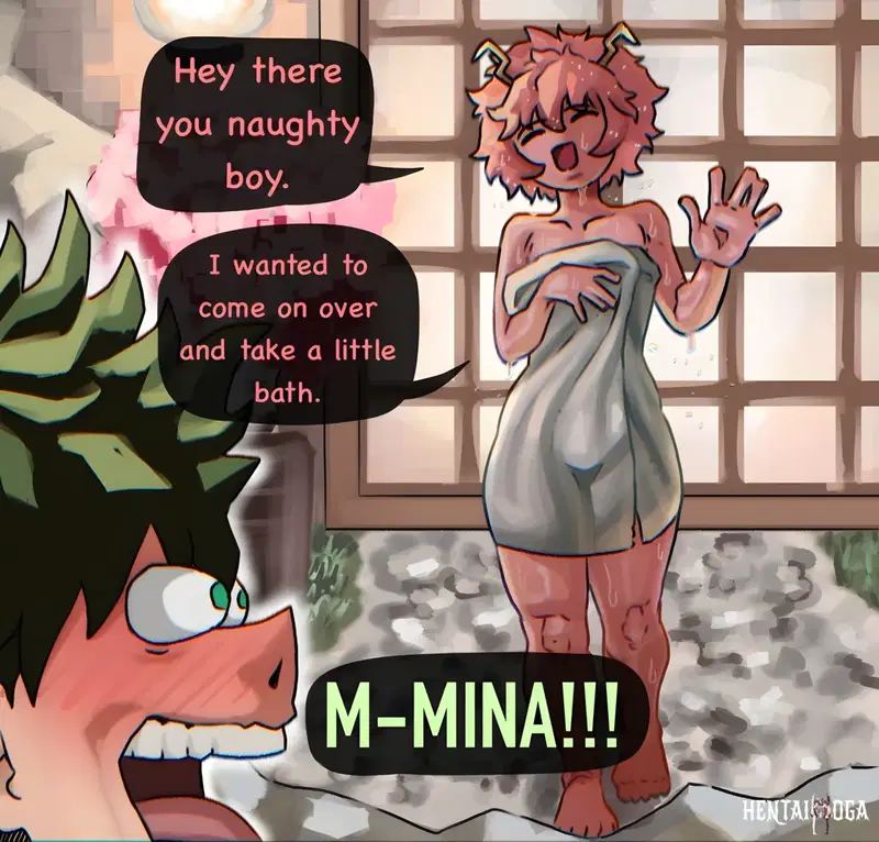 A hora do banho da Mina &ndash; BurntArt - Big Ass Big Boobs Full Color Mina Ashido Hentai Teen Th... - Galeria Hentai - Image 1