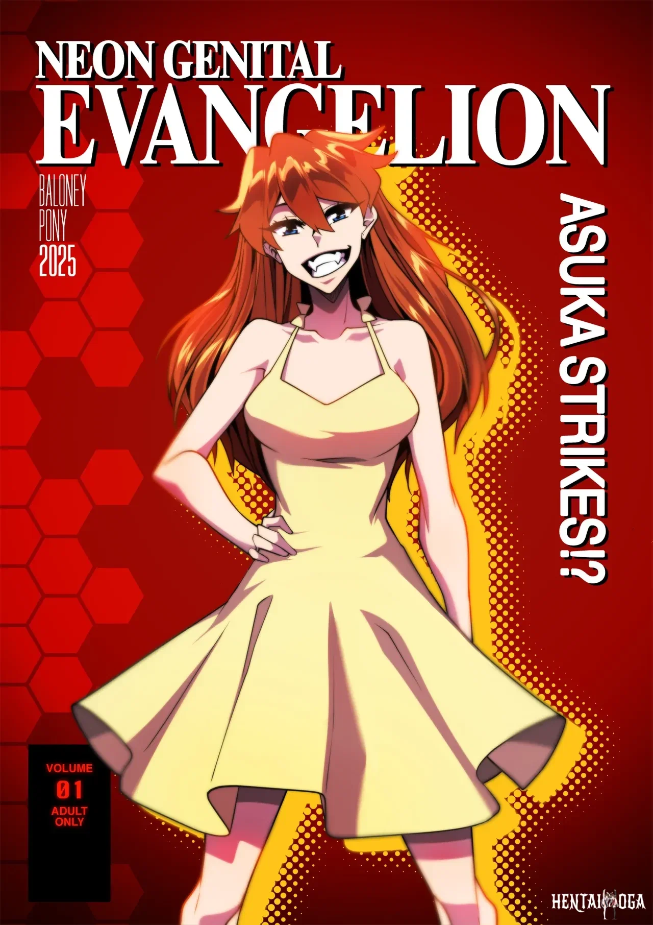 Neon Genesis Evangelion: Asuka ataca – Baloney Pony - Big Boobs  Teen  Asuka Hentai  Evangelion Hentai  Small Tits - Galería Hentai - Image 1