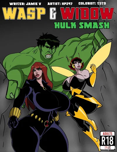 Wasp & Widow Hulk Smash – HPZ-97 - Hentai Gallery