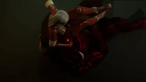 Con đĩ to xác làm footjob cho một Minotaur - Hentai GIF